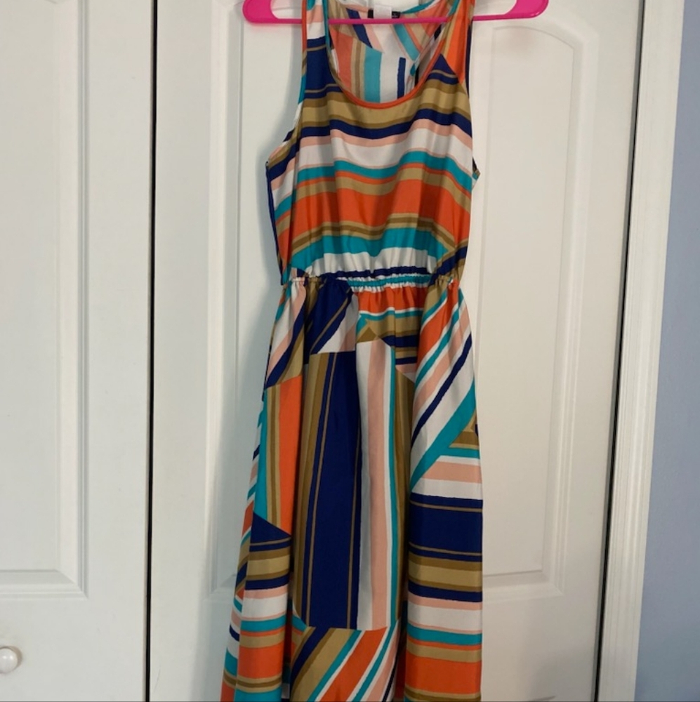 Dress multi color